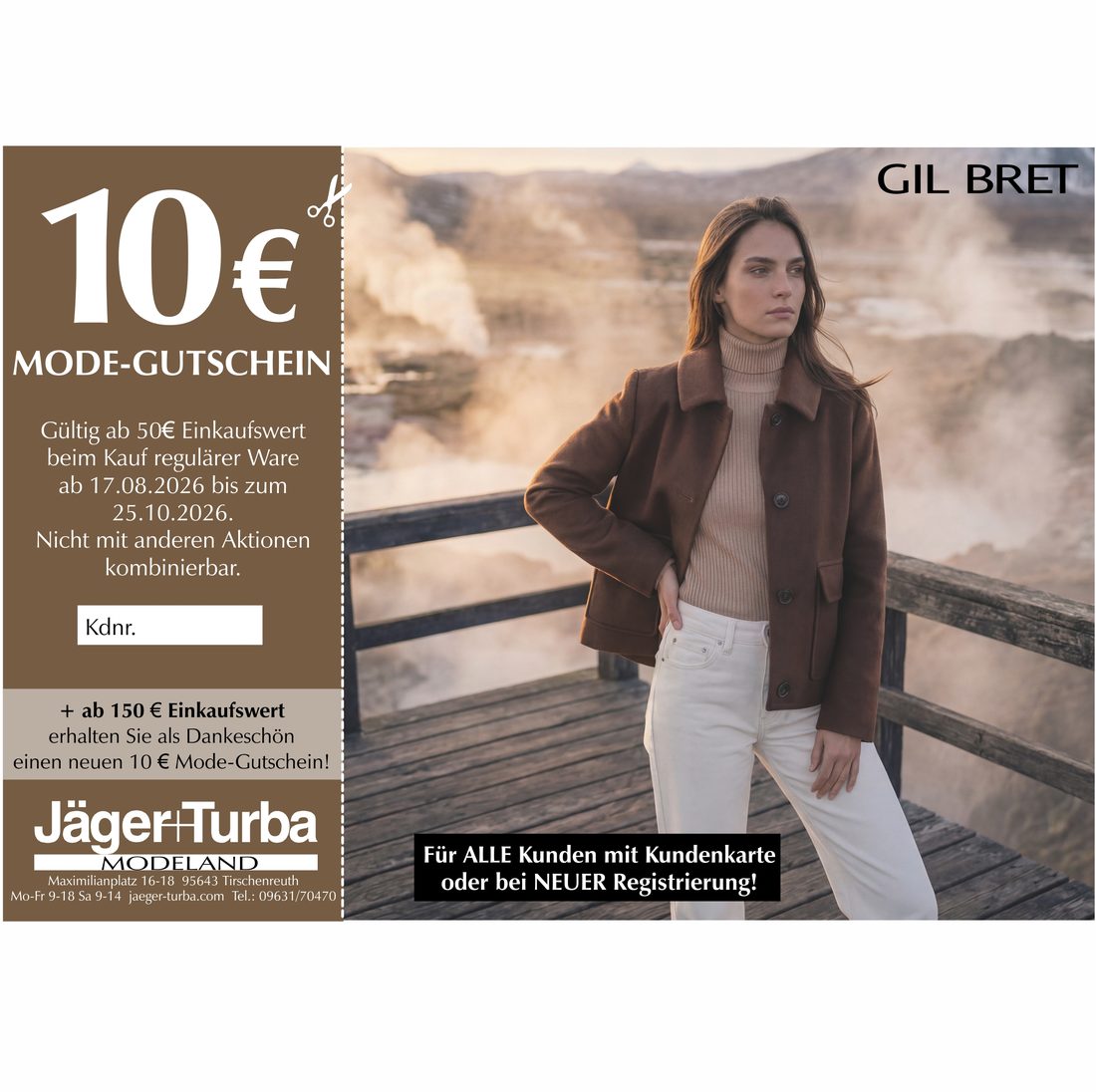 10 € Mode-Gutschein